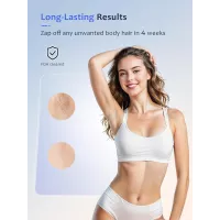Ubroo Épilateur Laser IPL avec Refroidissement 5℃, Épilation Domicile pour Corps, Jambes, Aisselles (Or)