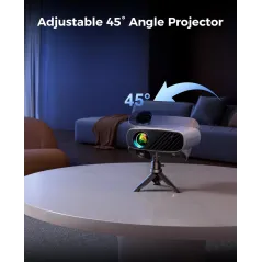 ELEPHAS Mini Projector 7000L – Portable 1080P HD for iPhone & Android