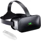 3D VR Headset Glasses, Anti-Blue Light, Adjustable, Compatible with iPhone & Android 4.5”-6.7” Phones
