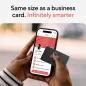 Blinq Carte de Visite Digitale NFC - Partage Instantané par Tap - Compatible iPhone & Android (Noir)