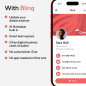 Blinq Carte de Visite Digitale NFC - Partage Instantané par Tap - Compatible iPhone & Android (Noir) Blinq Carte de Visite Digitale NFC - Partage Instantané par Tap - Compatible iPhone & Android (Noir)