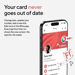 Blinq NFC Wristband - Instant Digital Business Card for iPhone & Android