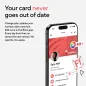 Blinq NFC Bracelet - Carte de Visite Digitale Instantanée par Tap - Compatible iPhone & Android (Noir)