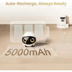 Enabot EBO Air 2S FamilyBot: Caméra robot domestique 2.5K, vision nuit, auto-recharge, batterie longue durée
