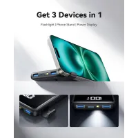 INIU Batterie Externe 10000mAh Slim, Charge Rapide 22.5W PD3.0 QC4+ USB-C, Power Bank Portable
