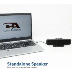 Cyber Acoustics CA-2890 : Barre HP USB stéréo facile à installer