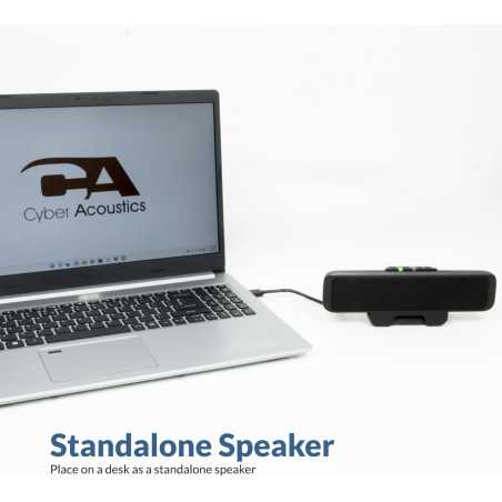 Cyber Acoustics CA-2890 : Barre HP USB stéréo facile à installer