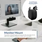 Barre de son stéréo USB Cyber Acoustics CA-2890 – Se fixe au moniteur, commandes pratiques