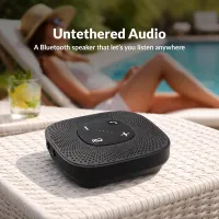 Haut-parleur de conférence Cyber Acoustics SP-2000 USB Bluetooth, DSP Avancé, Micro 360° anti-bruit, portée 3m/20m