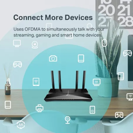 Routeur WiFi 6 TP-Link Archer AX10, Dual Band, 4 ports Gigabit, MU-MIMO, Contrôle Parental, Alexa Compatible