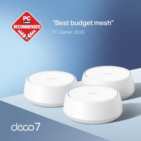 TP-Link Deco 7 BE25 WiFi 7 Mesh 5 Gbps - Couverture 6600 sq.ft