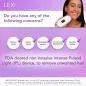 Spa Sciences LEXI Painless Permanent IPL Hair Removal System, FDA Cleared, 999,999 Flashes, Auto Flash & Skin Sensor