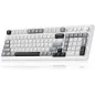 Clavier Sans Fil AULA 99 Tri-Mode Bluetooth 5.0/2.4GHz/USB-C RGB, Touche Numérique, Gris