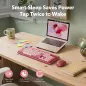 Wireless Keyboard & Mouse Combo | Retro Typewriter Style, Phone Holder