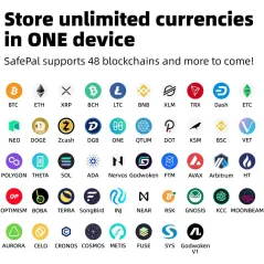 SafePal S1 Cryptocurrency Hardware Wallet - Open Source, Secure Cold Storage for Bitcoin, Ethereum, NFTs & More