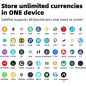 SafePal S1 Cryptocurrency Hardware Wallet - Open Source, Secure Cold Storage for Bitcoin, Ethereum, NFTs & More