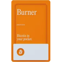 Burner Bitcoin Wallet – Physical Reloadable Crypto Card | Cold Storage, Hardware Security, PIN Locked, No App Needed
