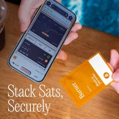 Burner Bitcoin Wallet | Reloadable Crypto Card | Hardware Security & PIN Lock