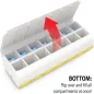 Ezy Dose® Easy Fill Weekly AM/PM Pill Organizer – Convenient & Durable Medication Storage