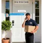 Veise Fingerprint Door Lock with 2 Knobs, Keyless Entry, Electronic Keypad, Auto-Locking, Waterproof, Oil-Rubbed Bronze