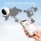 2 Pack Tracker Tags Apple MFi, Compatible Apple Find My iOS, Étanche, Localisateur Bluetooth pour Clés & Animaux