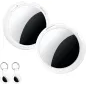 2 Pack Tracker Tags Apple MFi, Compatible Apple Find My iOS, Étanche, Localisateur Bluetooth pour Clés & Animaux