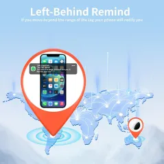 2 Pack Apple MFi Certified Tracker Tags – Find My Bluetooth Key Finder
