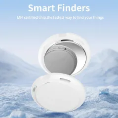 2 Pack Apple MFi Certified Tracker Tags – Find My Bluetooth Key Finder