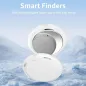 2 Pack Tracker Tags Apple MFi, Compatible Apple Find My iOS, Étanche, Localisateur Bluetooth pour Clés & Animaux
