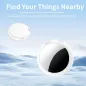 2 Pack Tracker Tags Apple MFi, Compatible Apple Find My iOS, Étanche, Localisateur Bluetooth pour Clés & Animaux