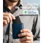 Ultrbeka Tracker Carte Ultra-Mince Rechargeable IP68 Étanche Bluetooth pour Portefeuille, Passeport - Apple Find My
