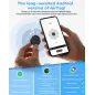Air Tags Android 4 Pack, Tracker IP65 Étanche, Batterie 2 Ans, Compatible Google Find Hub, Pour Clés & Bagages