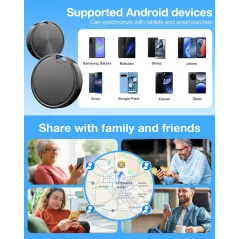 Air Tags for Android 4-Pack | Waterproof Tracker with 2-Year Battery