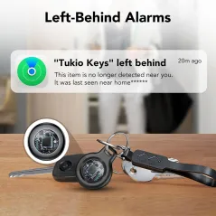 2026 Apple MFi Air Tracker Tags 4-Pack - Bluetooth Find My Key Locator