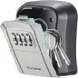 Puroma Wall-Mounted Key Lock Box, Resettable Combination Security Safe for Home, Office, Garage (Grey)