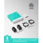 Chargeur USB-C INIU 30W GaN Rapide, Certifié ETL, Double Port + Câble Type-C 5ft [Lot de 2]