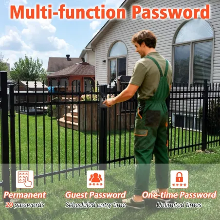 Cadenas Intelligent Eseesmart Empreinte et Code Étanche Extérieur