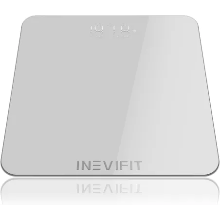 INEVIFIT Digital Bathroom Scale - Accurate Weight up to 400 lbs, Batteries Included