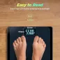 RunStar 550lb Bathroom Digital Scale with Ultra-Wide Platform, Large LCD & High Precision Accuracy