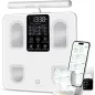 Arboleaf Balance Connectée avec 8 Électrodes, Analyseur Composition Corporelle 50+ Metrics, Bluetooth