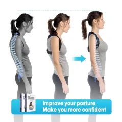Adjustable Posture Corrector for Men & Women – Comfortable Back Support