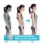 Posture Corrector for Women & Men, Adjustable Back Brace, Clavicle Support, Comfortable Pain Relief (Large)