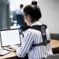 Posture Corrector for Women & Men, Adjustable Back Brace, Clavicle Support, Comfortable Pain Relief (Large)