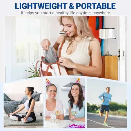 Correcteur de Posture Ajustable - Soutien Confortable Dos & Cou
