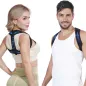 Correcteur de Posture Ajustable pour Dos, Épaules et Cou – Soutien Élastique Confortable Anti-Douleur