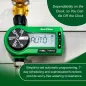 Rain Bird 1ZEHTMR Digital Hose End Timer, One Zone, Battery Operated, Plastic Inlet/Outlet, Professional Grade