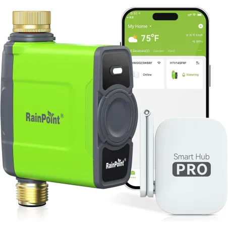 RAINPOINT WiFi Water Timer for Garden Hose - Smart Sprinkler Valve