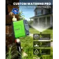 RAINPOINT Programmateur d'Arrosage WiFi pour Jardin, Contrôleur Automatique avec Valve en Laiton