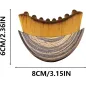 Lymphatic Contour Face Brush - Double Chin Reducer & Drainage Massager, Ergonomic Brown Design