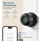 Smart Fingerprint Door Lock with App Control & Key – Matte Black